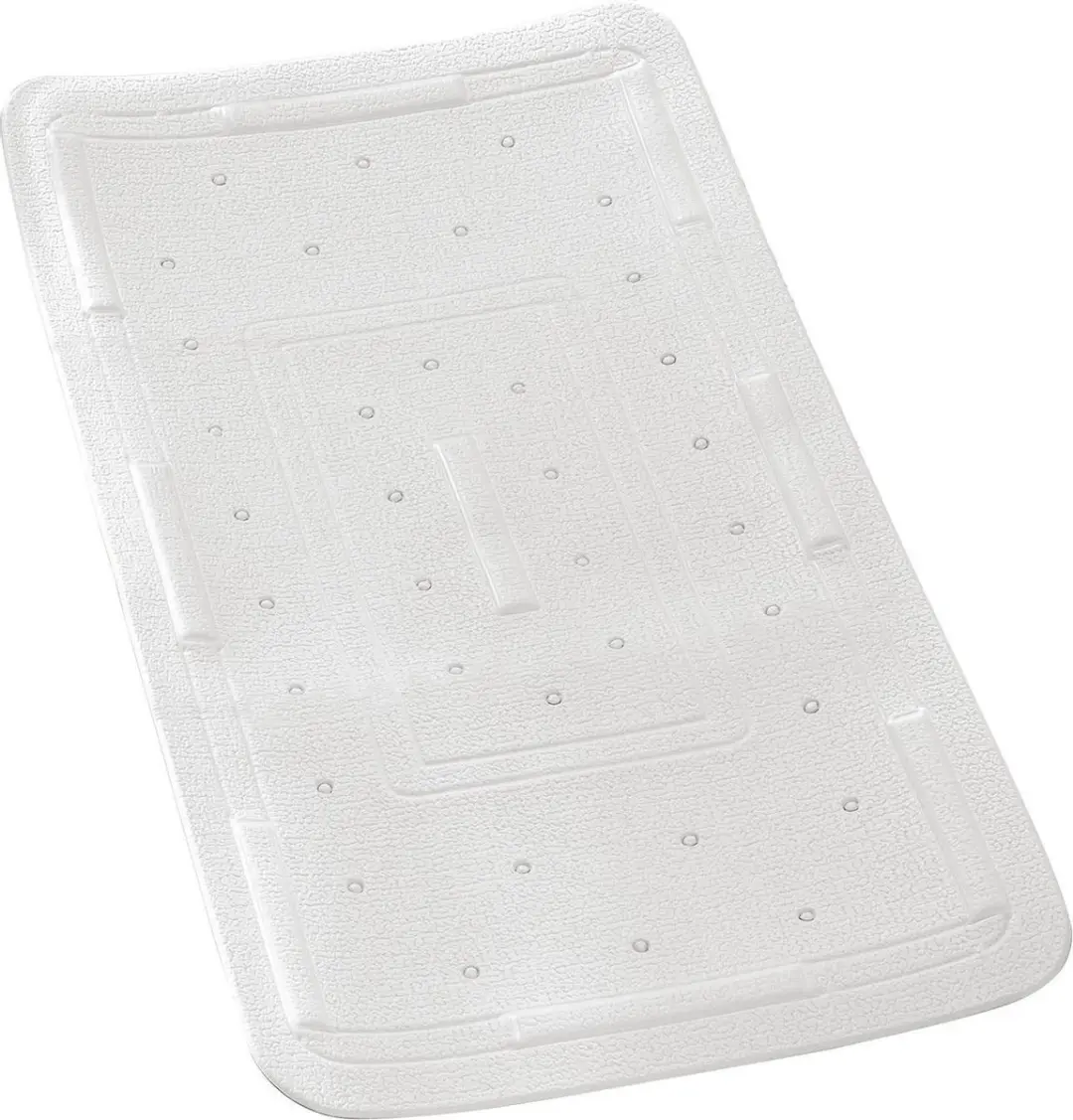 Badmat Wenko Woodynox 90x36.5cm Wit Rubber