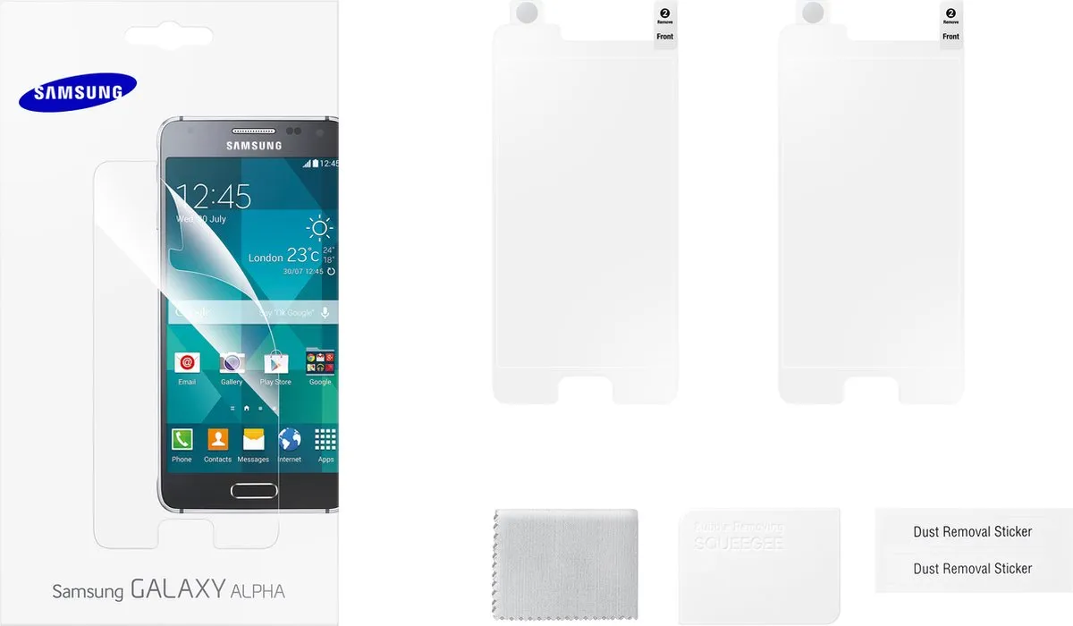 Samsung Galaxy Alpha ET-FG850 Schermbeschermer - 2 Stuks
