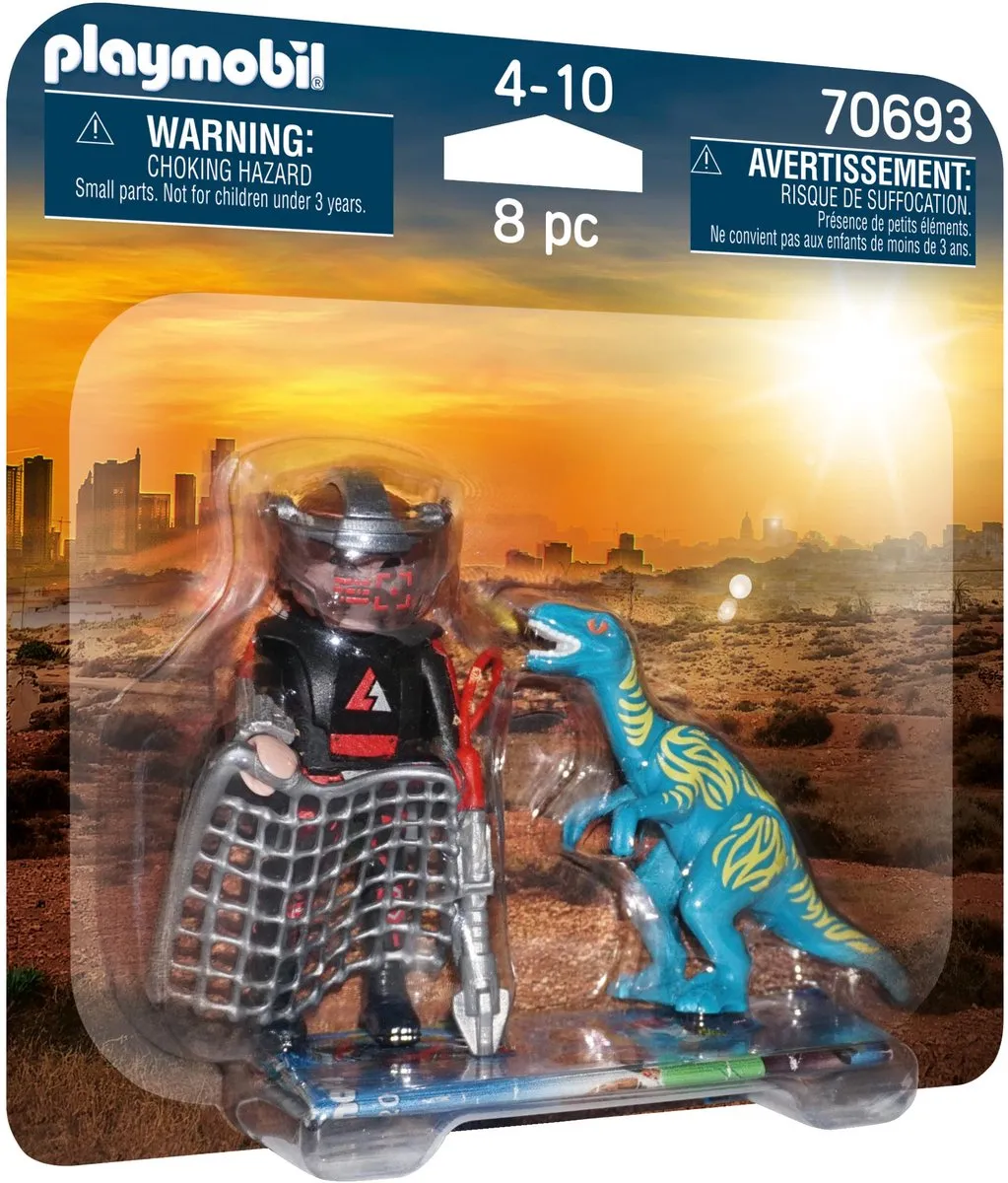 Playmobil DuoPack Velociraptor vs. Stroper 70693