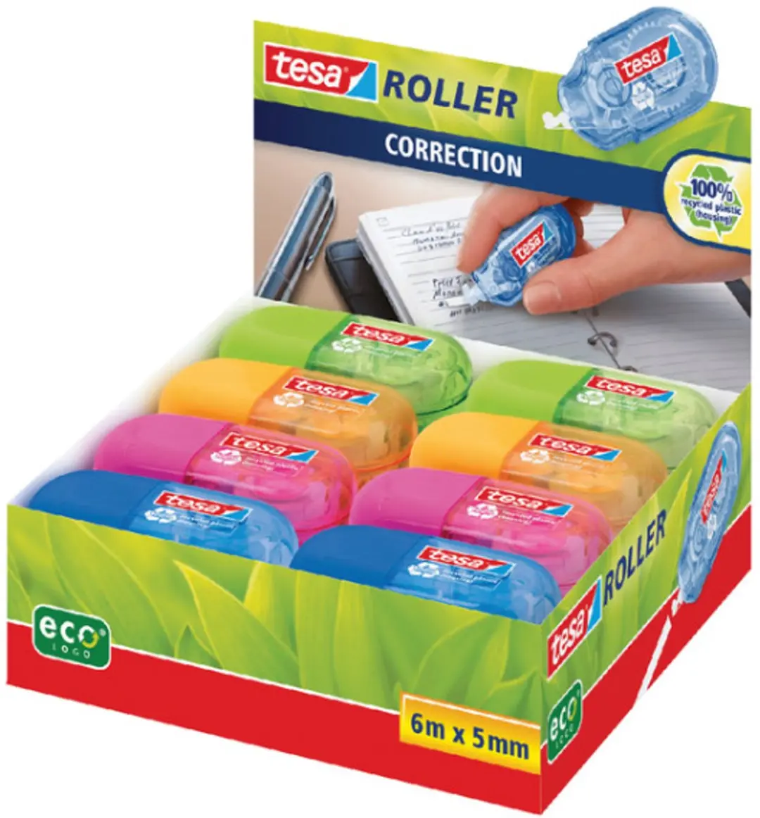 Correctietape tesa eco mini 5mmx6m doos à 16st