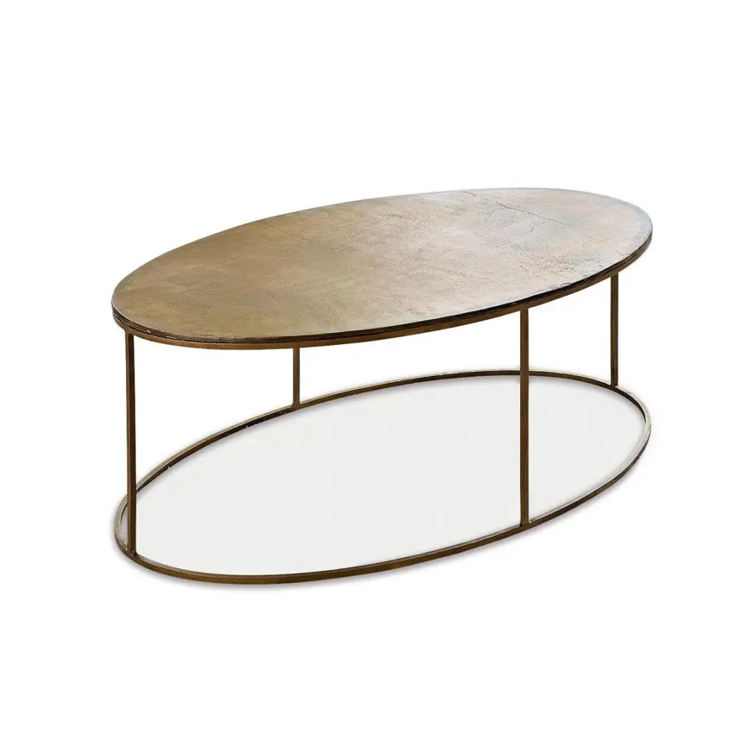 Loberon Leron Salontafel - Antiekgoud - afbeelding 3 van 6