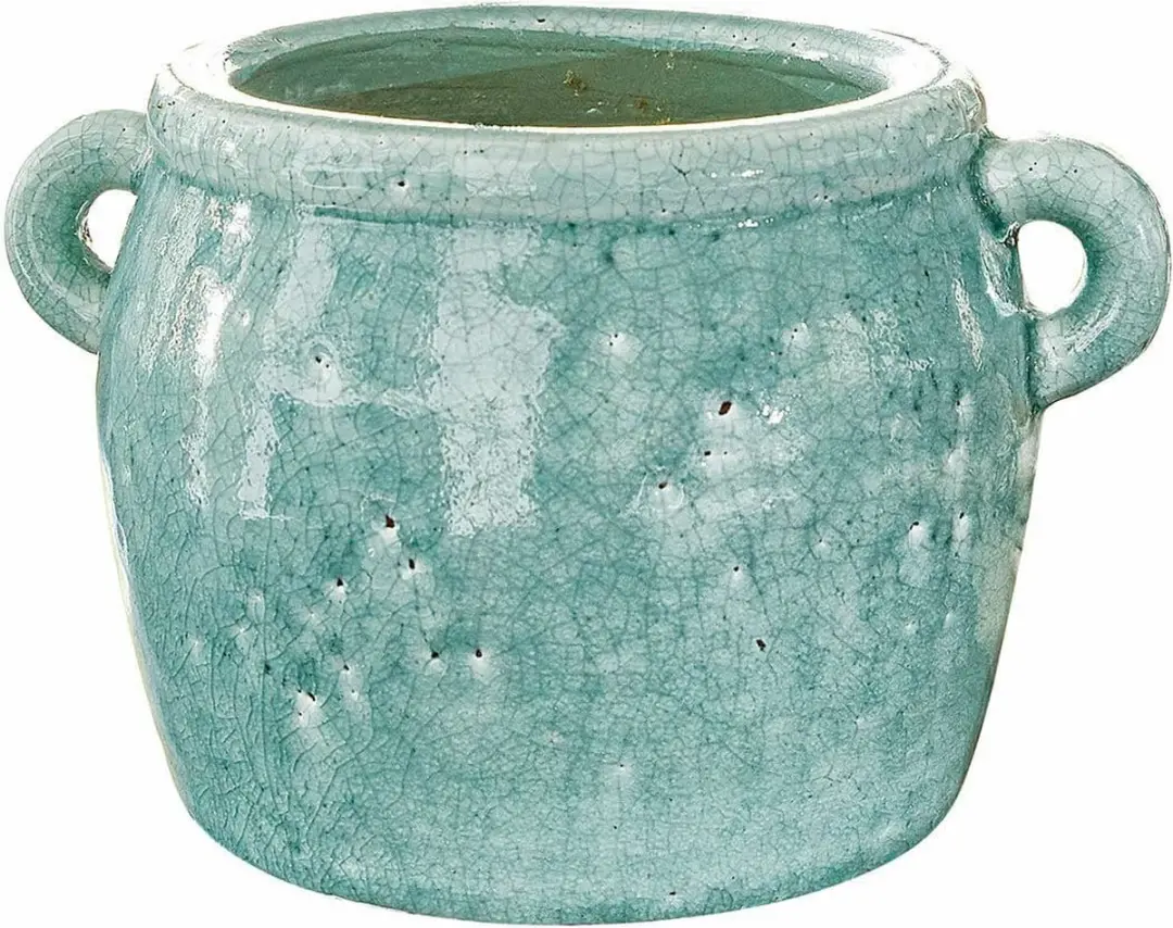 Loberon Elvin Vaas - blauw - afbeelding 2 van 6