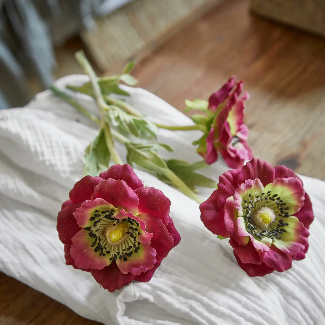 Loberon Inara Sierbloemen - 3 Stuks - Paars - afbeelding 2 van 6