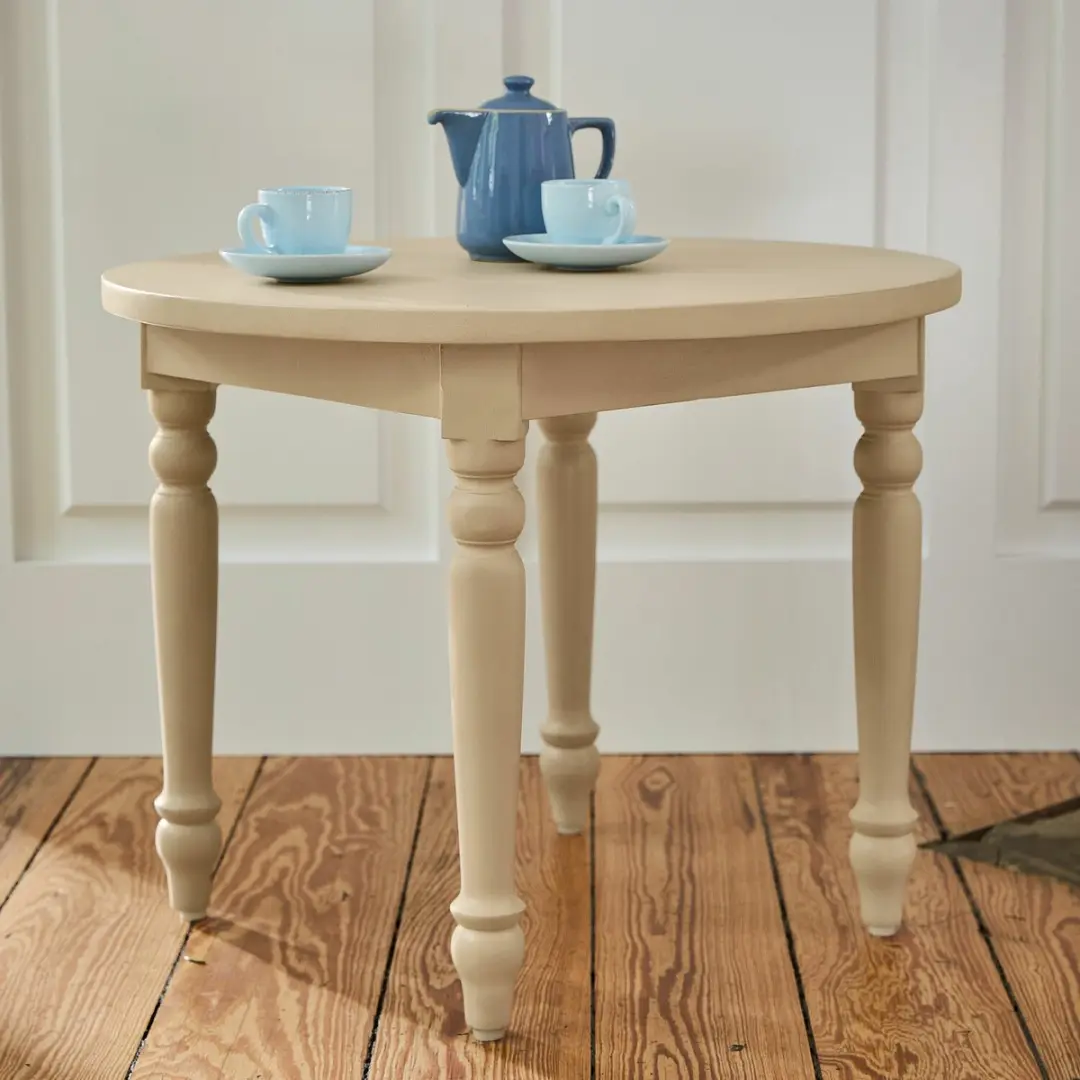 Loberon Sourila Kindertafel - 6 Personen - Beige - afbeelding 6 van 6