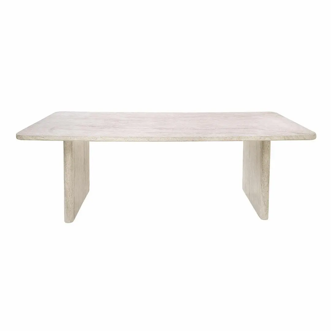 Loberon Yveline Eettafel - 6 Personen - Crème - afbeelding 3 van 6