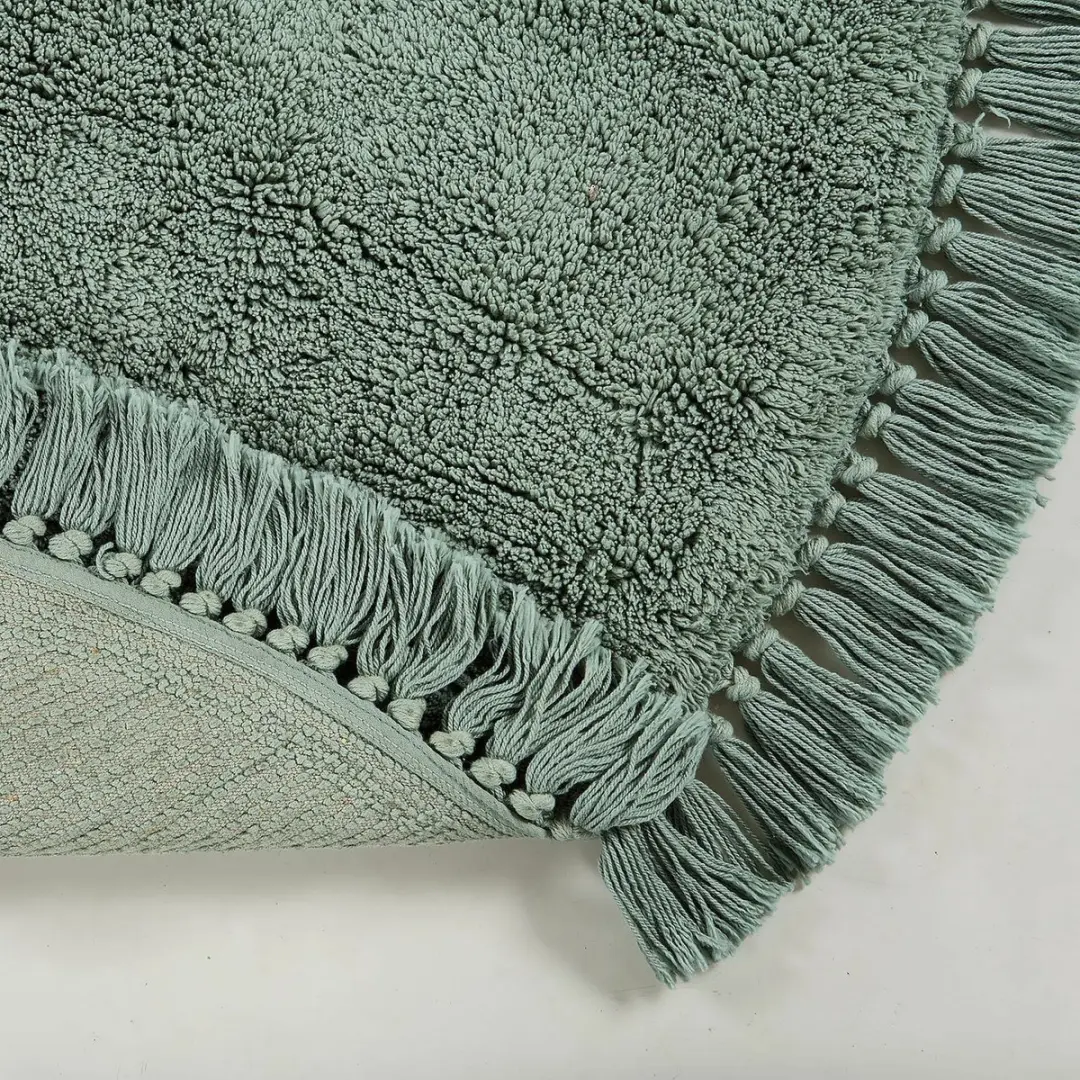 Loberon Ivalex Vloerkleed 120cm - Groen - afbeelding 3 van 6