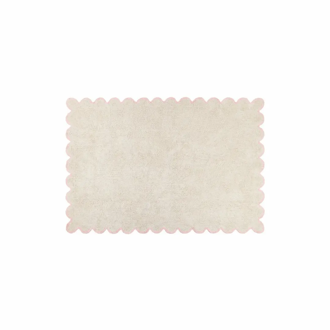 Loberon Vloerkleed Fenvara - Crème/Rozemulticolor - afbeelding 6 van 6
