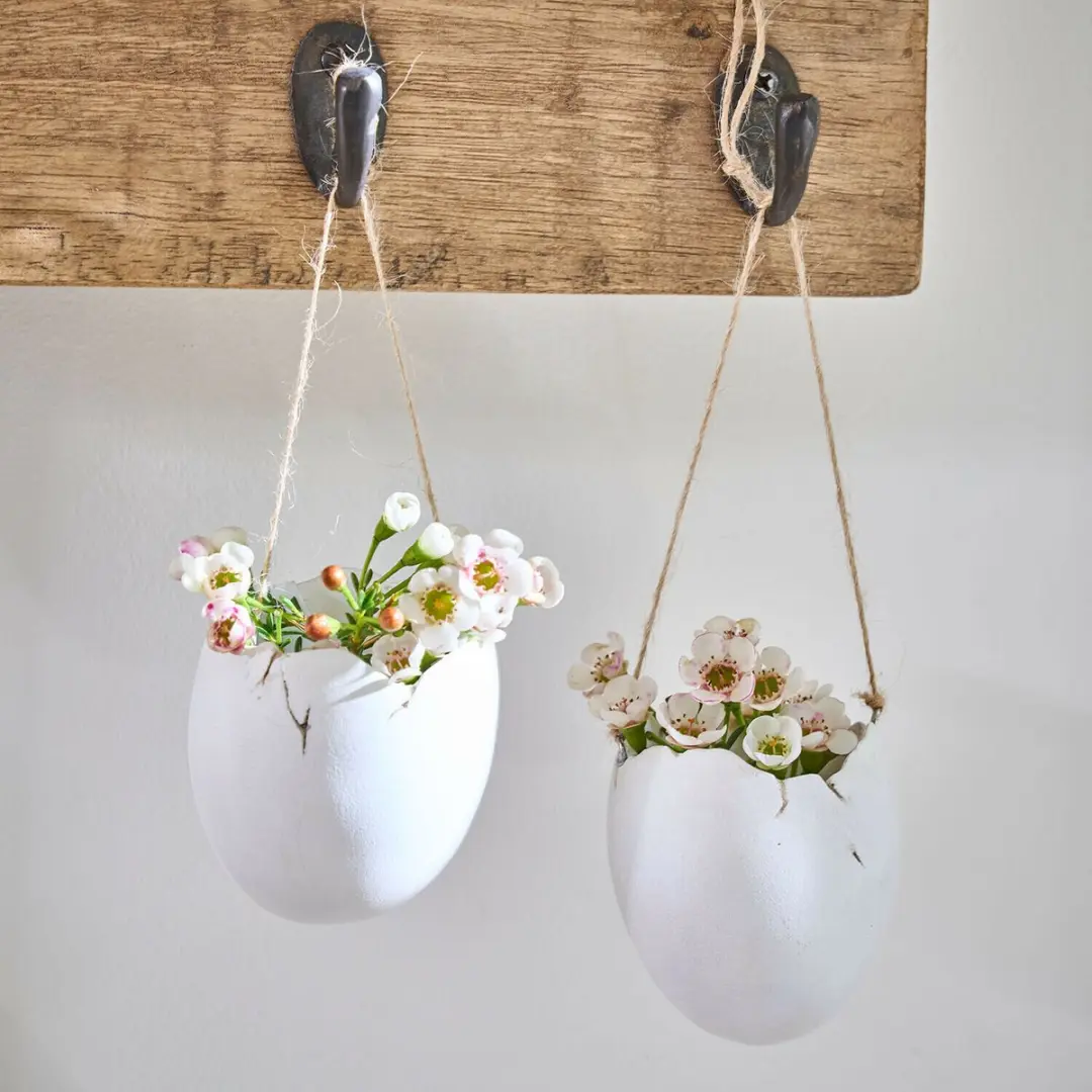 Loberon Nalena Hangvaas - 2 Stuks Wit - afbeelding 5 van 6