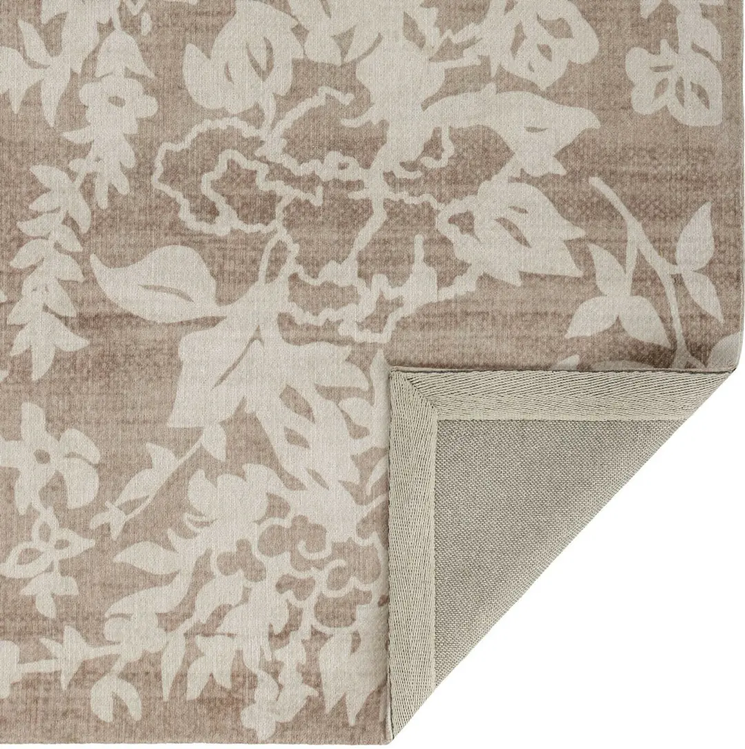 Loberon Casamira Vloerkleed - Beige - afbeelding 4 van 6