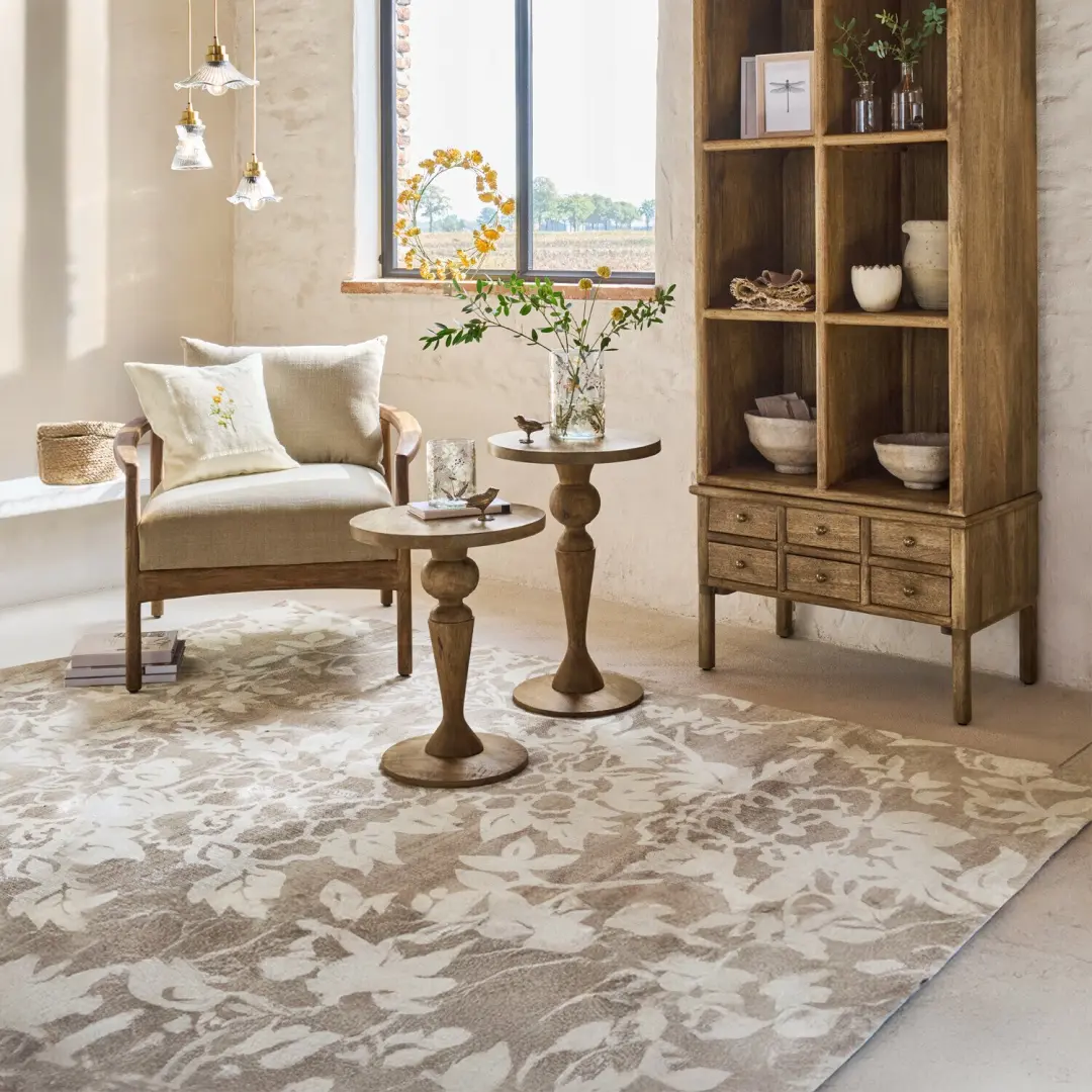 Loberon Casamira Vloerkleed - Beige - afbeelding 6 van 6