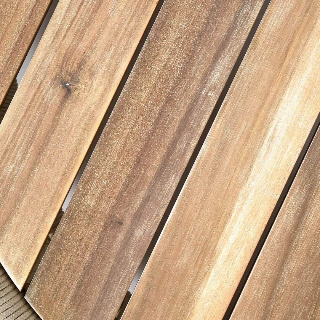 Loberon Delor Salontafel 90cm - Crème/Bruin - afbeelding 2 van 4