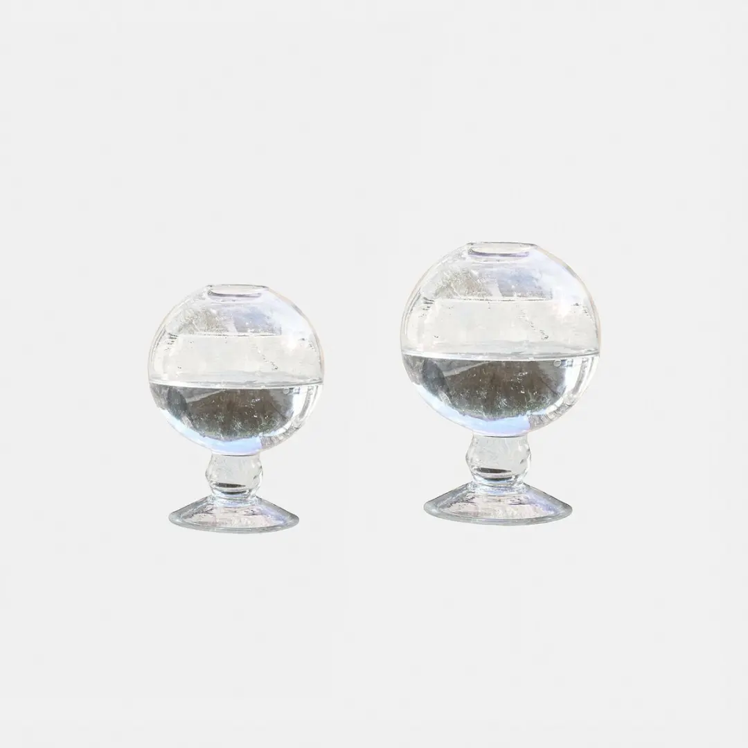 Loberon Novalio Vaas - 2 Stuks Heldere Glas - afbeelding 3 van 3