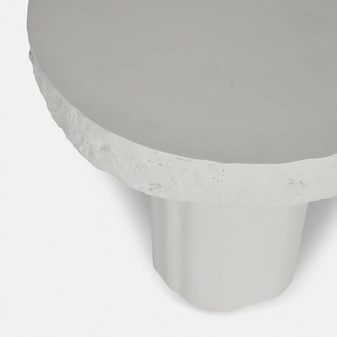 Loberon Tivoliq Salontafel Set van 2 - 70cm - Antiekcrème - afbeelding 6 van 6