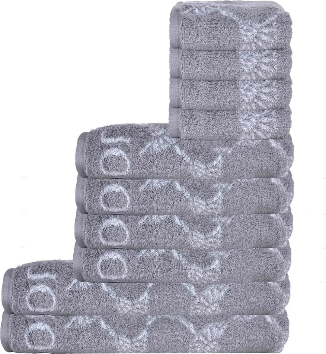 JOOP! Handdoek Een maat, 50x100 Set van 10