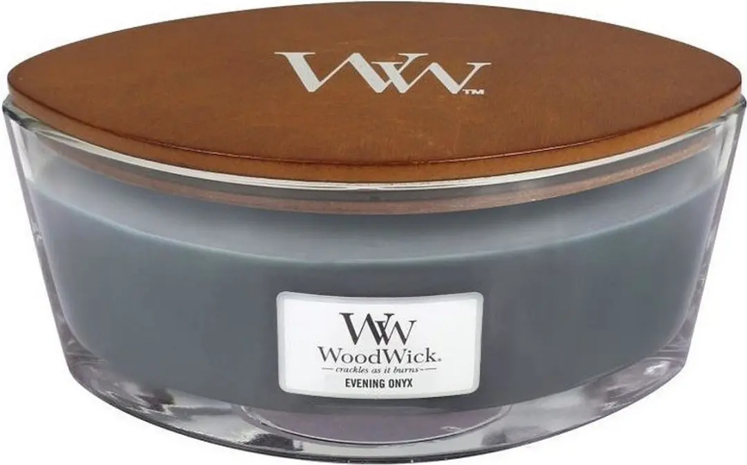 WoodWick Ellipse Evening Onyx Geurkaars 454g - afbeelding 5 van 6