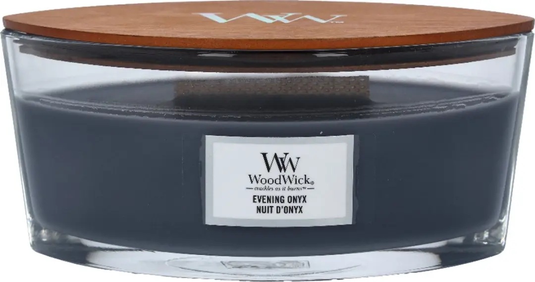 WoodWick Ellipse Evening Onyx Geurkaars 454g - afbeelding 6 van 6