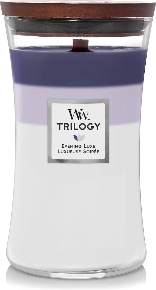 WoodWick Trilogy Large Geurkaars Evening Luxe