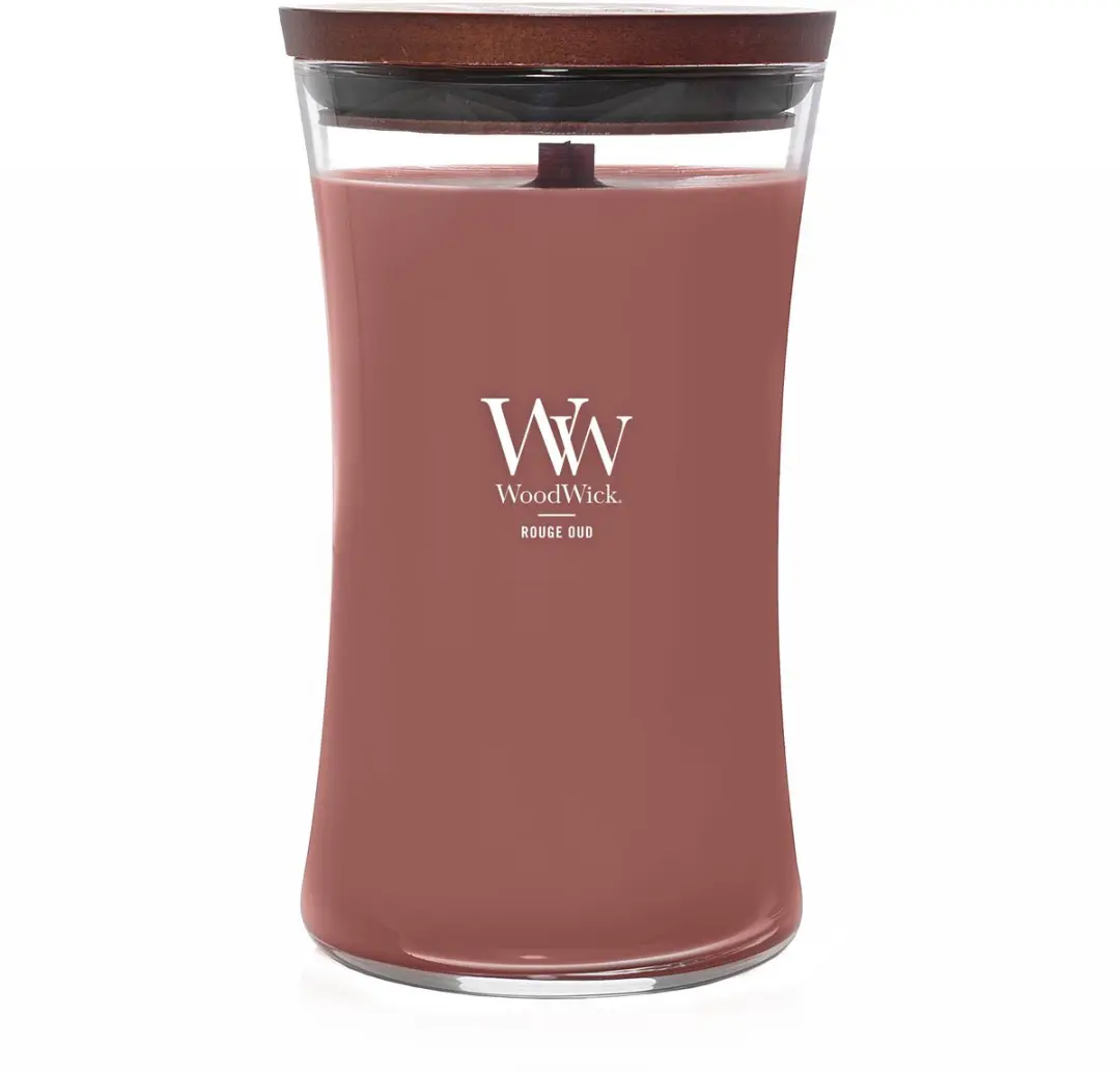 WoodWick Hourglass Geurkaars Rouge Oud