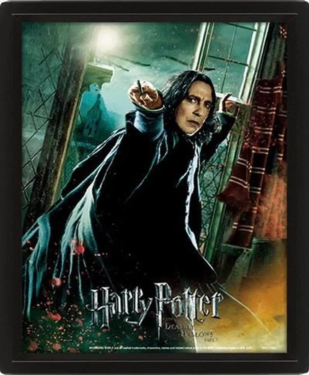 Harry Potter Deathly Hallows Snape 3D Poster 23x28cm
