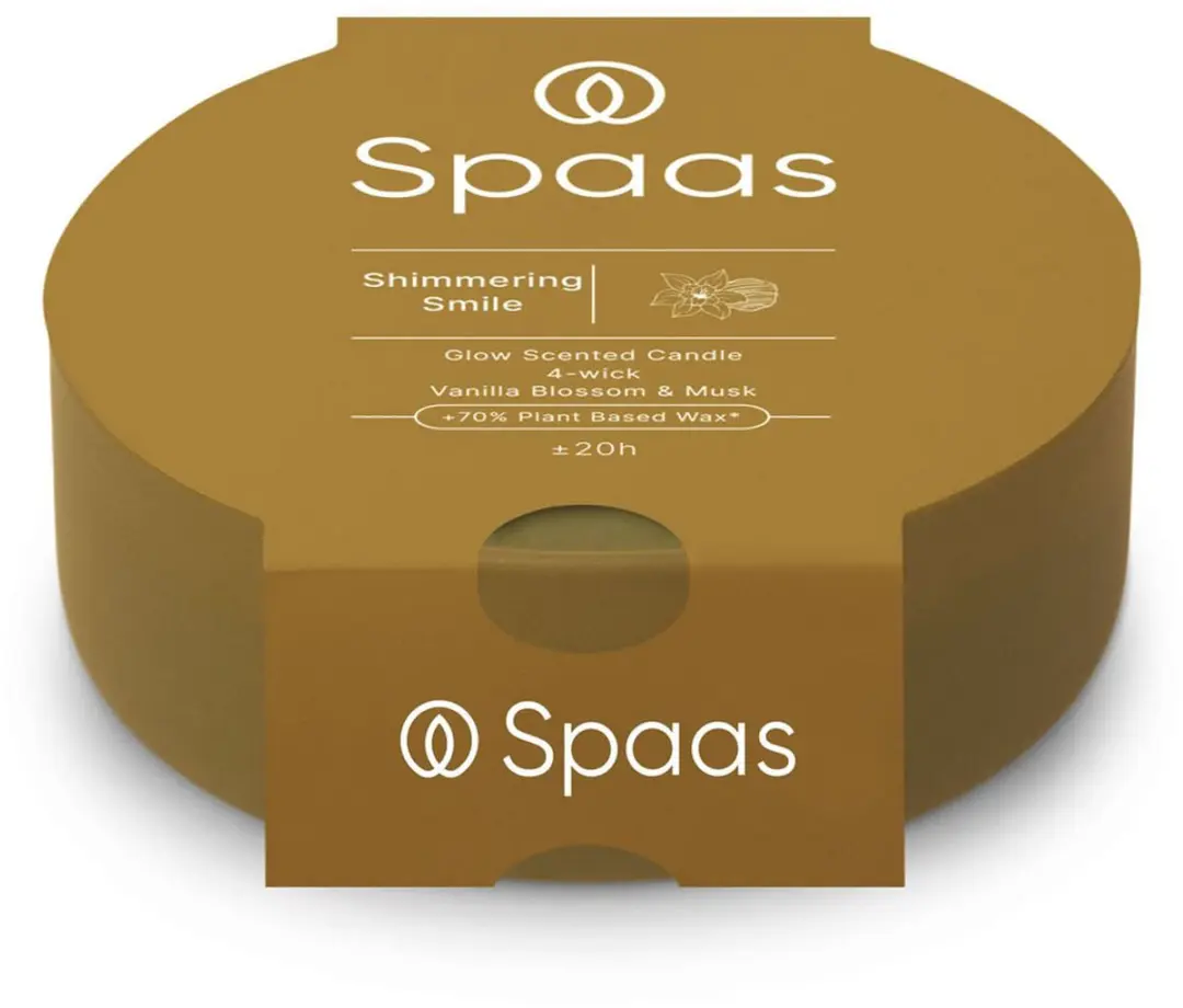 Spaas Glow 4W Geurkaars Shimmering Smile