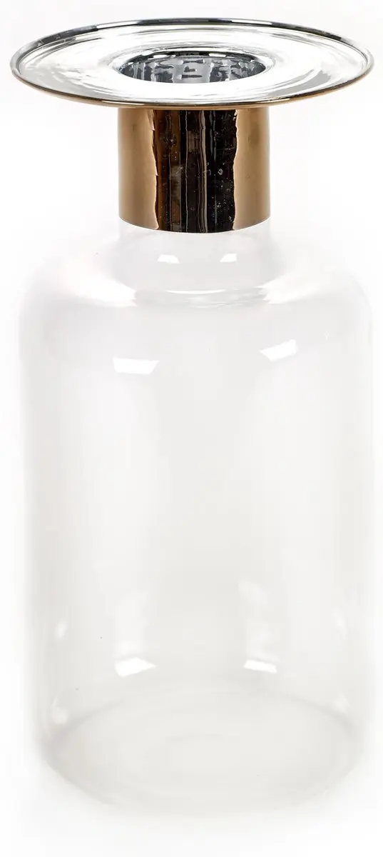 Serax Vaas-Fles Giorgio Glas Goud-Brons D 13 cm H 28 cm Opening 5 cm