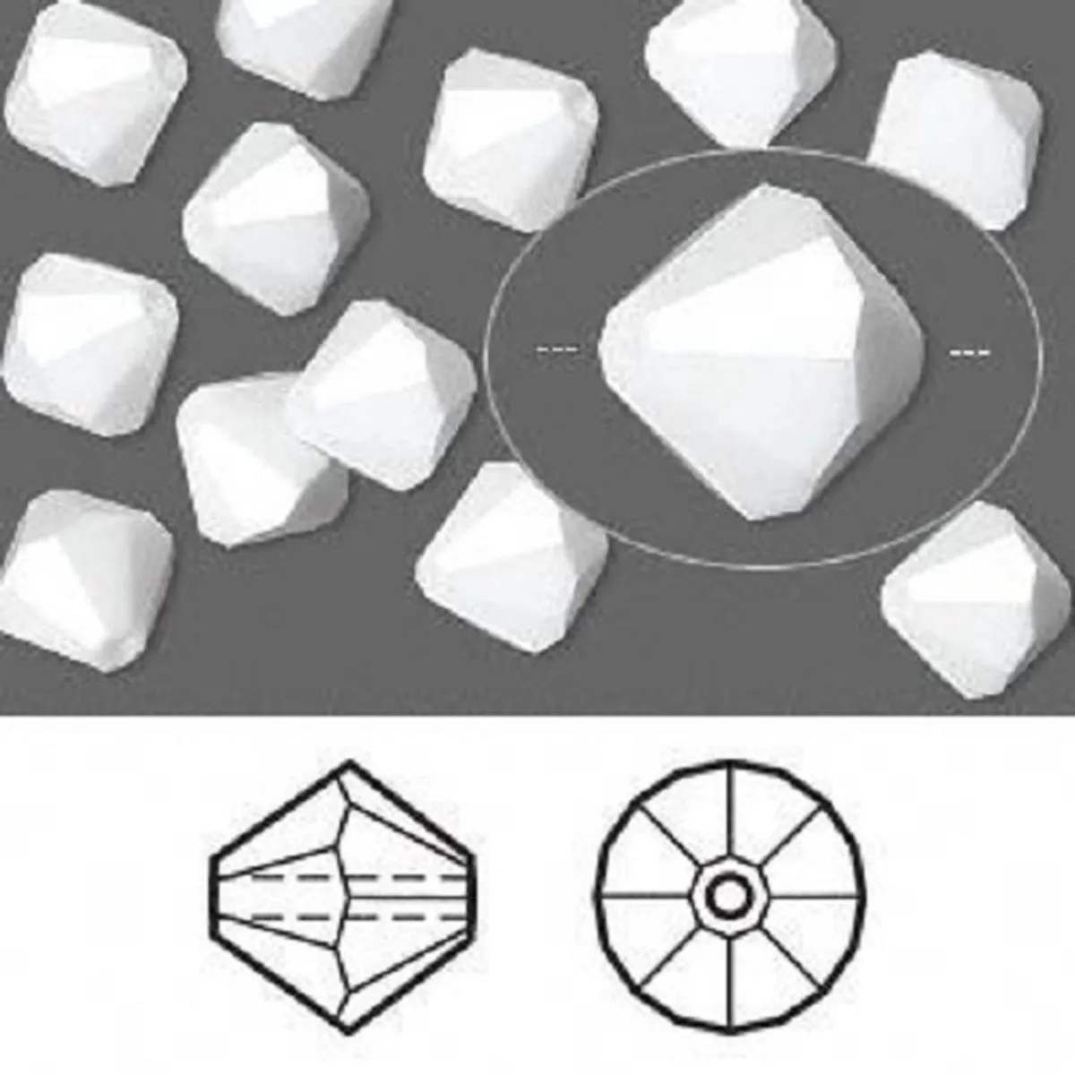 Swarovski Elements Bicone 5328 8mm