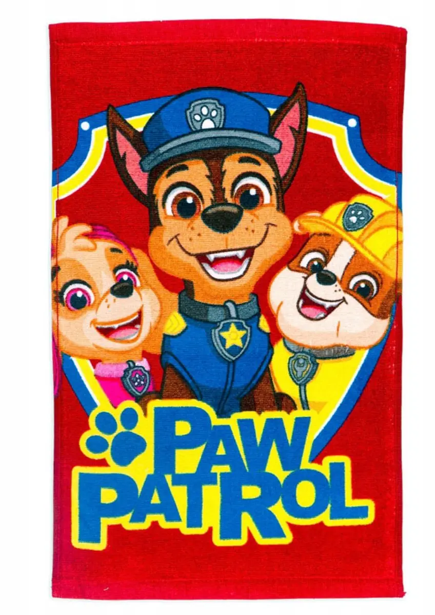 Paw Patrol Team handhanddoek, gezichtshanddoek, handdoek 30x50 cm