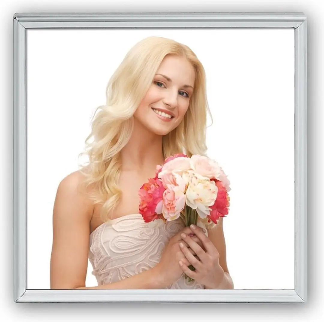 Zep Fotolijst Nicole 120S01-44 10x10cm - Zilver - afbeelding 2 van 4