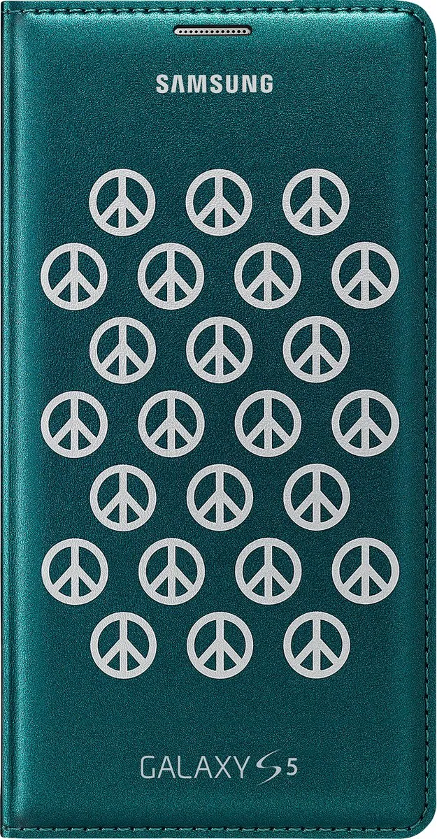 Samsung Galaxy S5 Wallet Case Moschino Peace