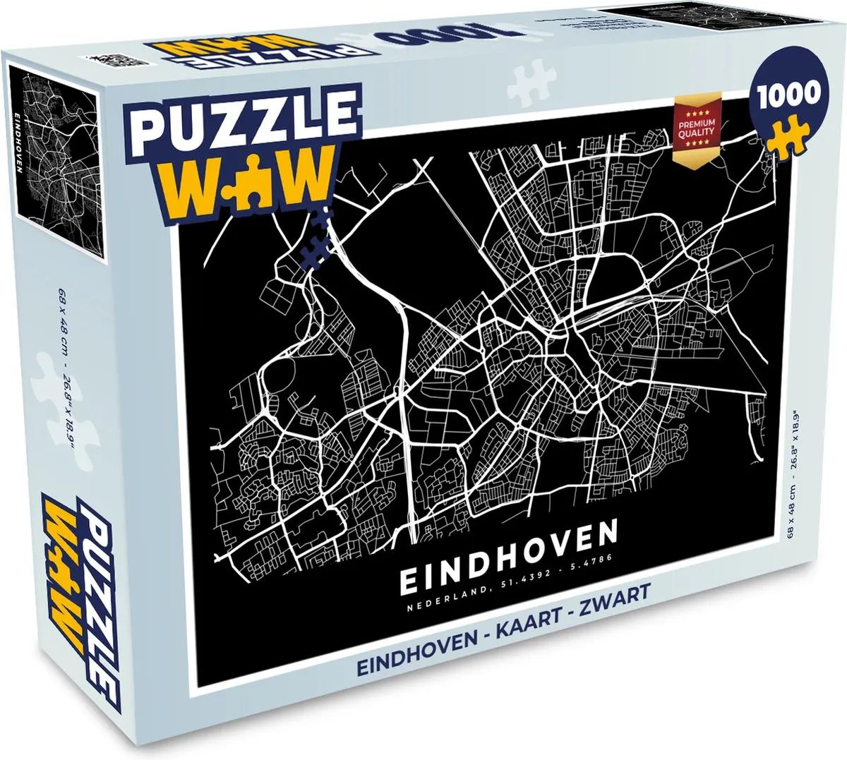 PuzzleWow Eindhoven Legpuzzel 1000 Stuks