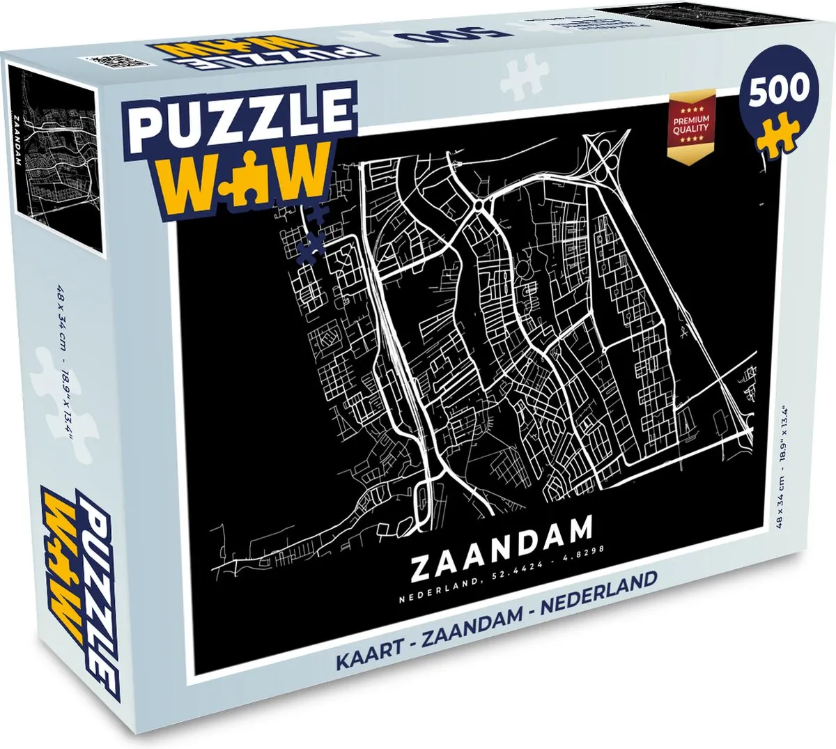 PuzzleWow Zaandam Legpuzzel 500 Stuks