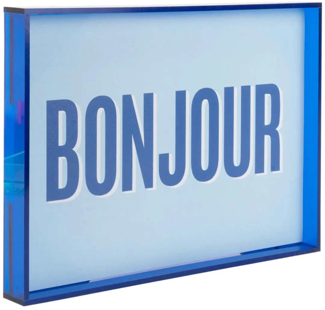 Present Time Wanddecoratie Bonjour Medium