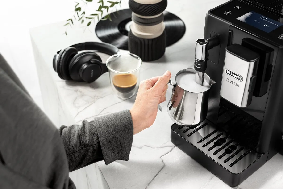 De'Longhi Rivelia EXAM440.35.B - Volautomatische espressomachine - Onyx Black - Koffiemachine met bonen