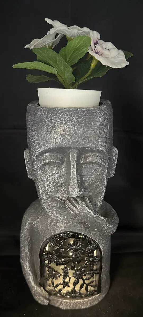 Polyresin solarlamp " Paas eiland "