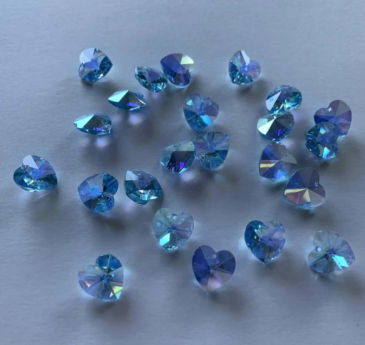 Swarovski Hanger Hart Aquamarine 14.4x14mm