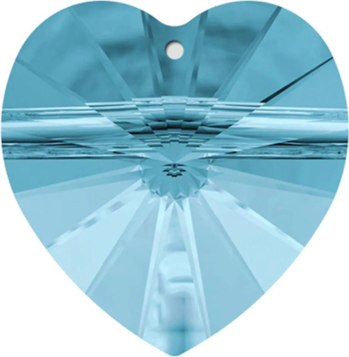 Swarovski Hanger Hart Aquamarine 14.4x14mm