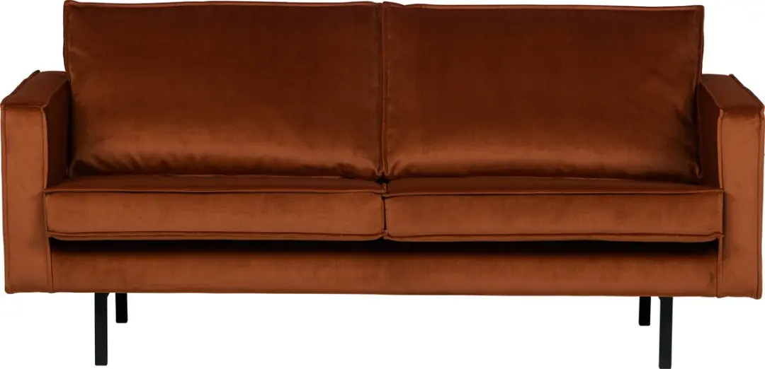 WOOOD Rodeo 2,5-Zitsbank Velvet Roest