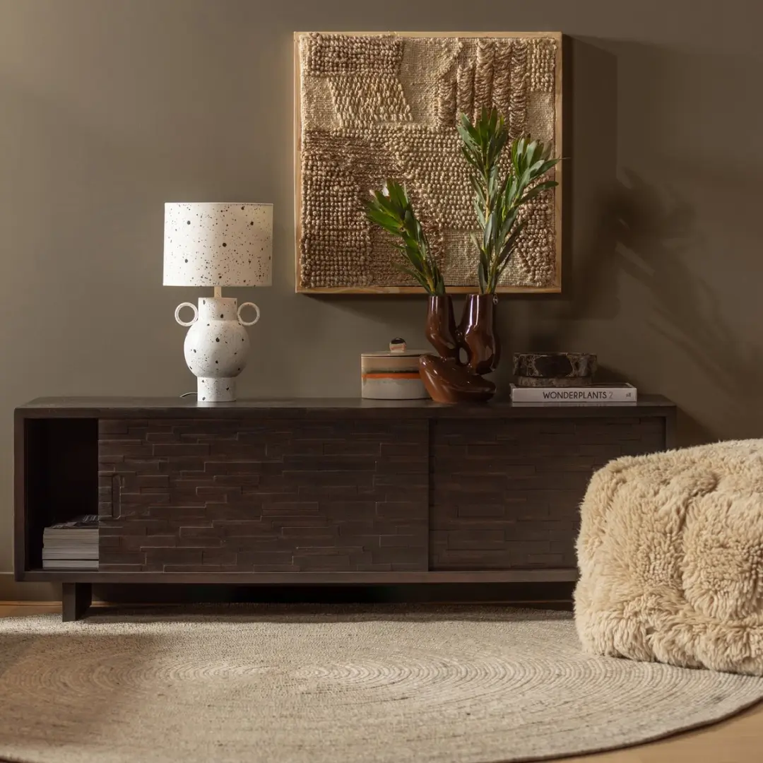 WOOOD Utopia Vloerkleed 200cm Naturel - afbeelding 3 van 6