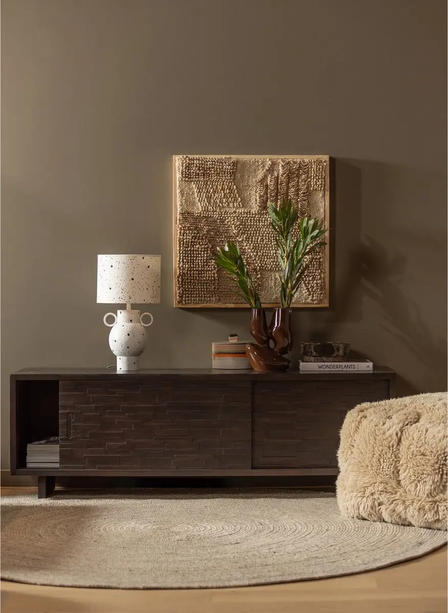 WOOOD Utopia Vloerkleed 200cm Naturel - afbeelding 6 van 6