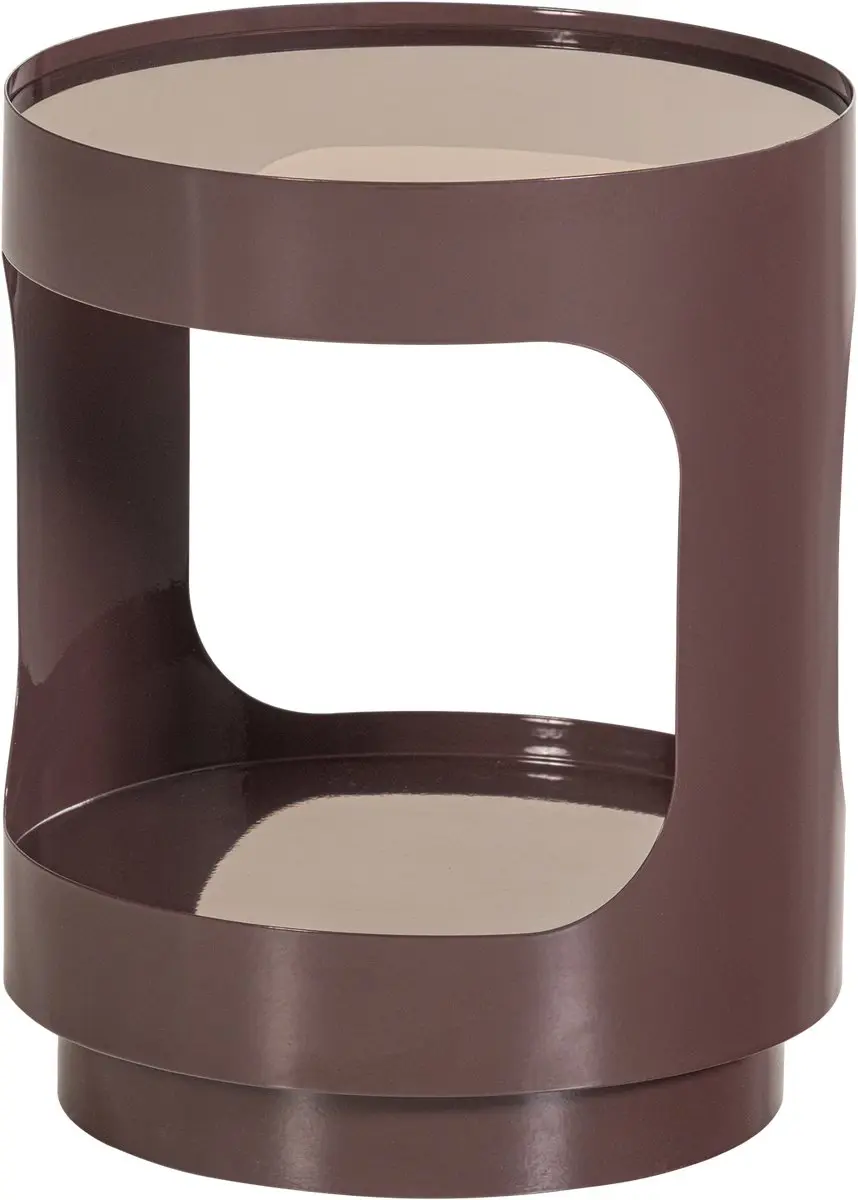 WOOOD Sero Bijzettafel Bruin 45x37x37