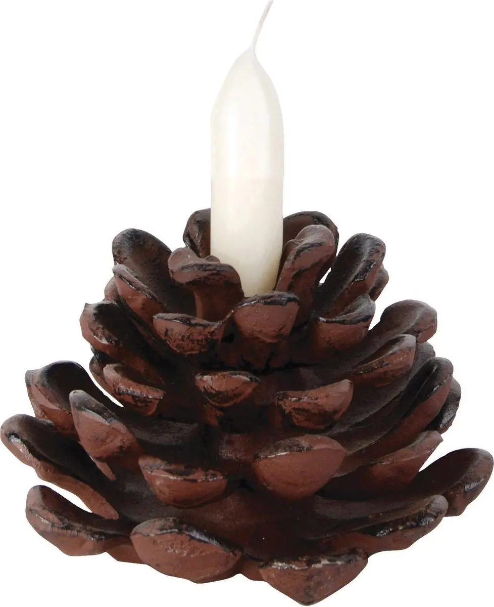 Dennenappel kandelaar groot