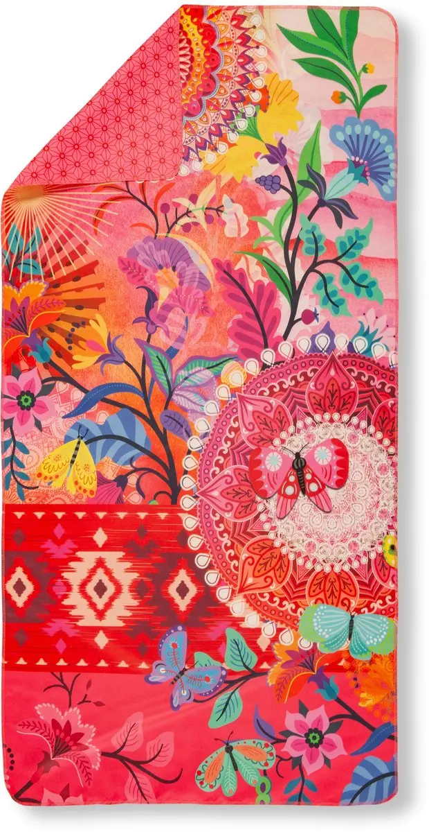 HIP Sporthanddoek "mandala's en bloemen"