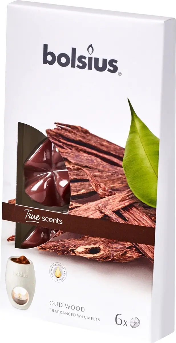 Bolsius True Scents Waxmelts Oud Wood