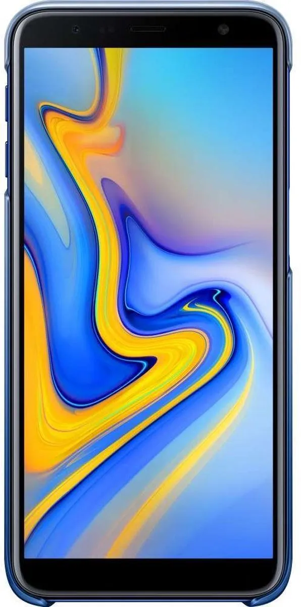 Samsung Galaxy J6+ Clear Cover - Blauw