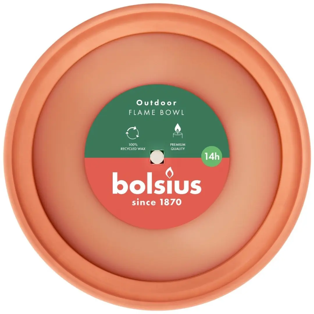 Bolsius Vlamschaal Terracotta ø23cm - afbeelding 2 van 2