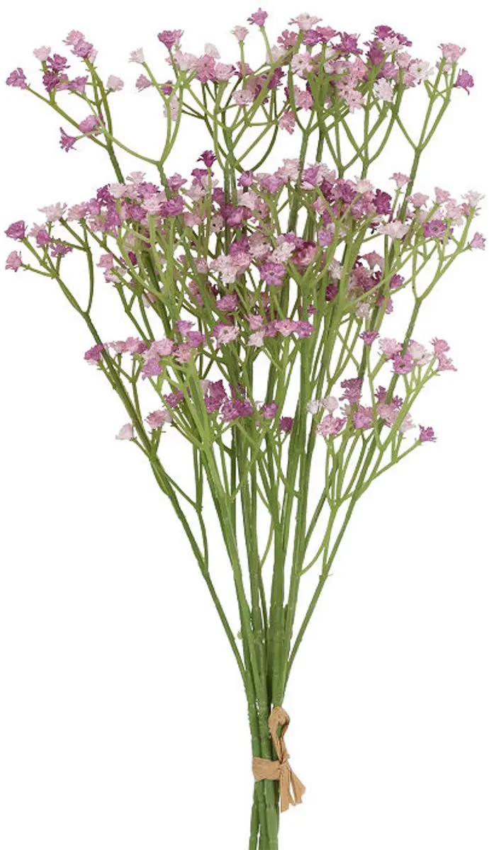 Countryfield kunstbloem decoratie Gypsophylla roze 63cm kunststof.