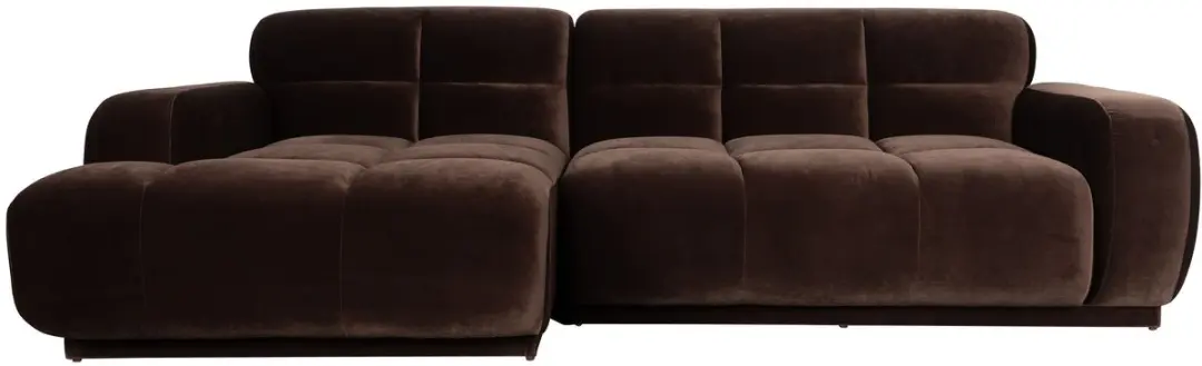Zuiver Hazel Loungebank Links 267cm - 4 Zitplekken Bruin - afbeelding 2 van 6