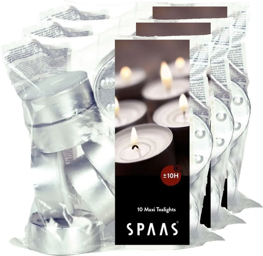 Spaas maxi waxinelichtjes