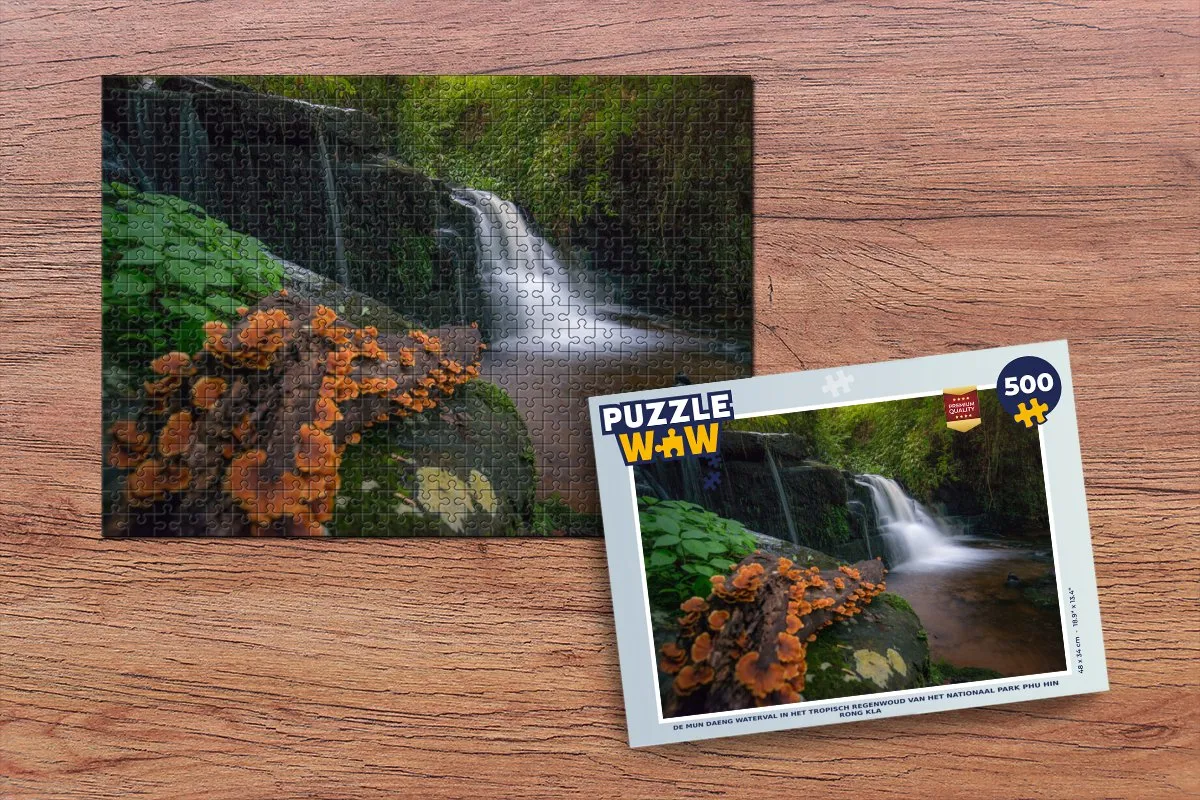 PuzzleWow De Mun Daeng Legpuzzel 500 Stuks - Multicolor