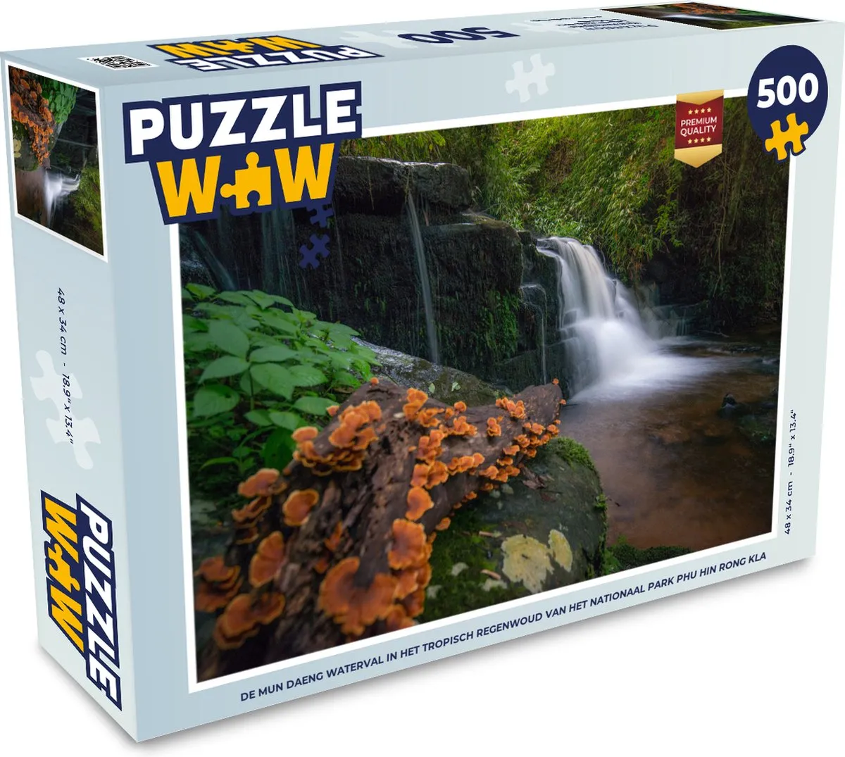PuzzleWow De Mun Daeng Legpuzzel 500 Stuks - Multicolor